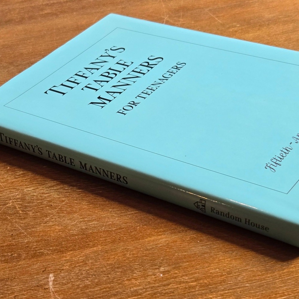Tiffany & Co Table Manners for Teenagers 50th Anniversary Edition Hardcover Book - Picture 3 of 6